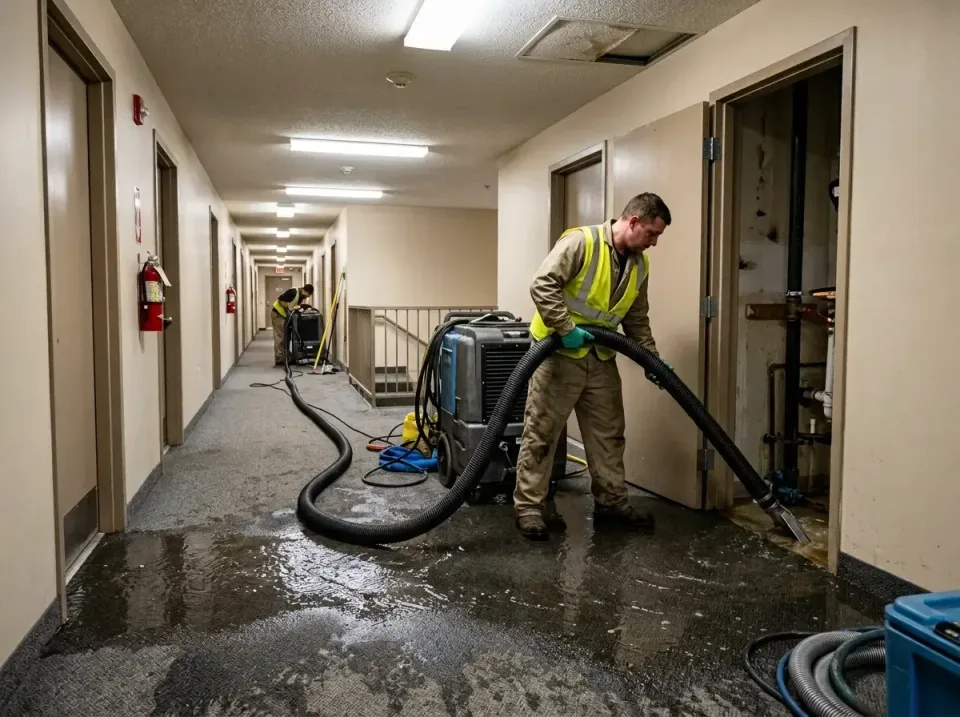 multi-unit-apartment-hallway-f-005 — frequently asked questions, Emergency Burst Pipe Water Extraction & Removal in Pine Can…